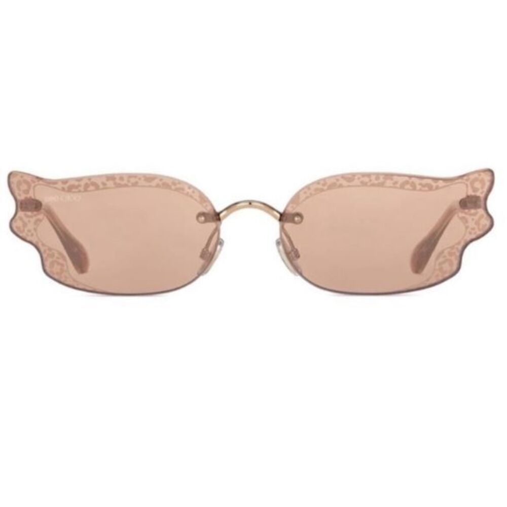 Jimmy Choo Nude/Pink Rimless Sunglasses